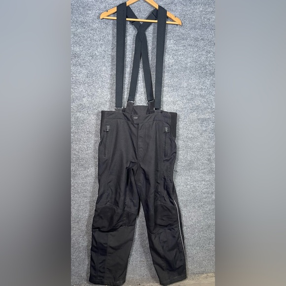 Harley Davidson FXRG Men’s 36 x 32 Black Vented Overall Bibs Moto Biker